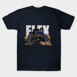 Dark Blue Jeep Flex T-Shirt